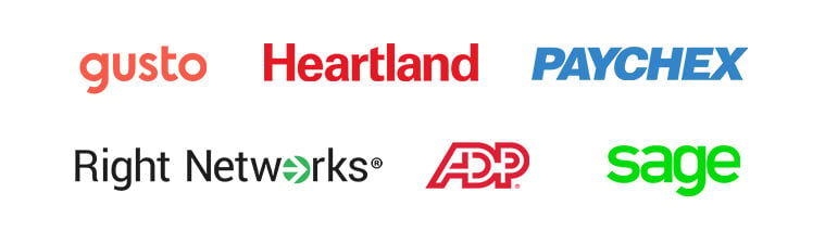 ADP Sage Paychex Heartland Gusto Right Networks