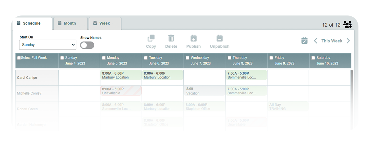 timesheet app work log schedule employee hours